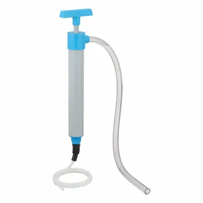 ACTION PUMP Hand Pump: Piston Action, Pump with Hose & Spout, PVC Housing, 5 oz per stroke - Multi-Task Hand Pumps