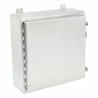 HOFFMAN Enclosure: 304 Stainless Steel, 16 in x 16 in x 6 in, NEMA 12/13/3/3R/3RX/4/4X, Solid Cover (MPN A16H1606SSLP)