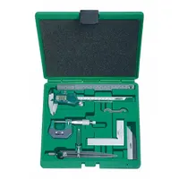 INSIZE Precision Measuring Tool Kit: 6 Pieces, Digital Caliper, Mechanical Outside Micrometer (MPN 5062-E)