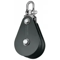 APPROVED VENDOR Pulley Block: Swivel, Pulling, 3,300 lb Working Load Limit, Wire Rope, Shackle (MPN RZ1705)