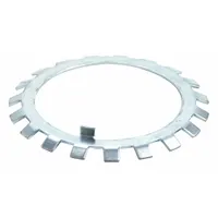 FSQ Bearing Lock Washer: W32, Inch, Steel, AN32, 7.438 in Face Dia, For 6 3/8 in Nominal Shaft Dia