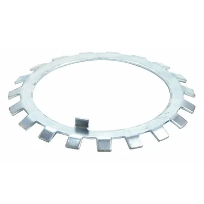 FSQ Bearing Lock Washer: W32, Inch, Steel, AN32, 7.438 in Face Dia - Bearing Lock Washers