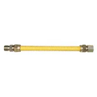 Gas Connector: 1/2 in Hose Inside Dia., 36 in Hose Lg, 125,000 BTU Capacity, Yellow, FNPT x FIP (MPN 30C-3132-36)