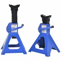 These light-duty jack stands from WESTWARD are rated for 4 tons per pair and feature a steel square base with a rectangular saddle. The maximum extended height is 20 1/4 inches. Suitable for supporting vehicles during maintenance or repair tasks