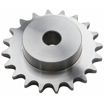 TSUBAKI Single Strand Sprocket: One-Sided Hub, For Single Strands, 25, 16 Teeth - Size 25 Plain-Bore Roller Chain Sprockets