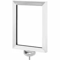 VISIONTRON Sign Frame: Silver, 8 1/2 in Overall Wd (MPN FR811HDPS1-CP2P)