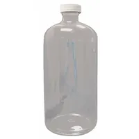 APPROVED VENDOR Sampling Bottle: 125 mL, Colorless, 20-400 mm, Polypropylene, 24, PTFE, Type III