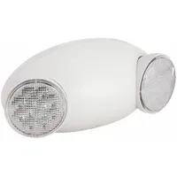 Emergency Light: LED, Damp Location Rated, 1 W Lamp Watt, 120/277V AC, 4 W Emergency Watt, Surface (MPN CU2RC)