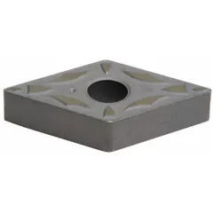 Diamond indexable turning insert for precision turning, facing, and boring of non-ferrous materials, composites, and abrasive alloys. Suitable for high-speed machining operations requiring wear resistance and surface finish.