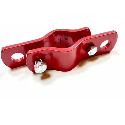 AMERICAN Hobble Clamp: 1 5/8 in Max Hose Size, 10.5 in Lg, Powder Coated Steel - Hobble Clamps for Whip Stops