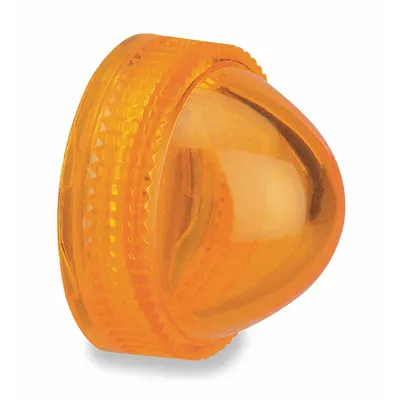 SCHNEIDER Pilot Light Lens: 30 mm Panel Mounting Hole Dia, Amber, Domed - Pilot-Light Lenses