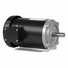 Totally Enclosed Fan Cooled (TEFC) AC motor rated at 1 1/2 hp, 1755 RPM, with nameplate voltage 208-230/460V AC at 60 Hz and full load current 4.7-4.6/2.3 A. Universal mount design fits standard NEMA frames. Suitable for general-purpose industrial applications such as pumps, fans, conveyors, and compressors.