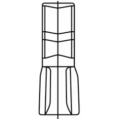 Indexable insert for parting and grooving operations on turning centers and lathes. Used in metalworking to cut off workpieces or create grooves. Manufacturer part number 2953291.