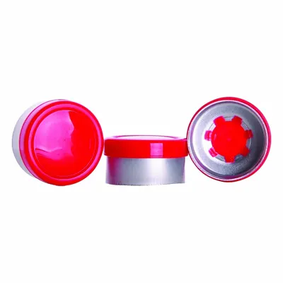WHEATON Lab Bottle Caps: 13 mm Dia, Silver, Aluminum, Unlined, 1,000 Closures Included - Flip Cap Bottle Caps