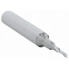 Solid carbide spiral O-flute upcut router bit engineered for routing acrylic materials. The O-flute geometry provides efficient chip evacuation and a clean top-surface finish. Suitable for CNC and hand-router applications in sign making, point-of-purchase displays, and acrylic fabrication.