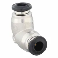 AIGNEP USA Push-Fit Elbow Fitting: 5 mm OD x 5 mm OD Size, Push-to-Connect x Push-to-Connect, 5 PK (MPN 50130N-5-PK5)