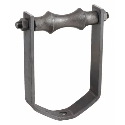 ANVIL Pipe Roll with Steel Yoke: Steel, For 2 1/2 in Pipe, 3 1/4 in Roller Lg - Single Rod Pipe Rollers