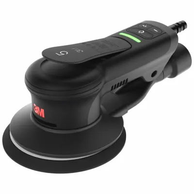3M Corded Sander: 5 in Dia, Random Orbital, Hook and Loop, 3/32 in Orbit - Corded Disc Sanders