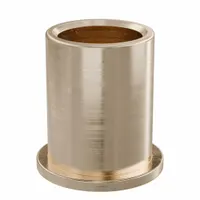 Flanged Sleeve Bearing: Bronze, SAE 841, 7/16 in Bore, 9/16 in OD, 3/4 in Lg, -35°F to 300°F, 10 PK (MPN FF504-01B)