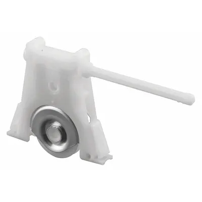 PRIME-LINE B 715 Tension Spring Roller, White, 8 13/32 in H x 4 7/16 in L - Screen Door Hardware