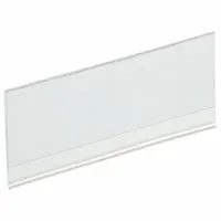 TRI-DEX Label Holder: 4 in x 1 7/8 in, Clear, Slide-In, 25 Label Holders, Snap-On, Plastic, 25 PK (MPN TR-2400)