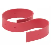 TENNANT Rear Squeegee Blade: Rubber, 5 ft Overall Lg, Red, 40 in For Machine Size (MPN 4041417)