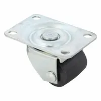 SHEPHERD CASTER Plate Caster: Swivel, No Brake, Polyolefin, 1 1/2 in Wheel Dia, 1 3/4 in Wheel Wd (MPN C0014120TZ-POL01(KK))