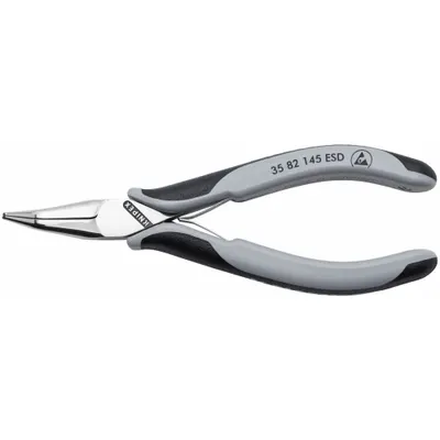 KNIPEX 35 82 145 ESD Bent Needle-Nose Pliers