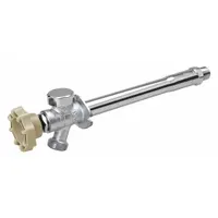 APPROVED VENDOR Sillcock: Quarter-Turn, Brass, Chrome, Aluminum, 1/2 in Inlet Connection Size, NPT (MPN 104-829HC)