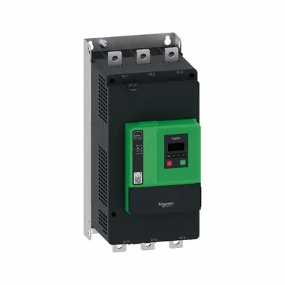 SCHNEIDER Soft Start: 208-600V AC, 250 A Output Current, With Bypass, IP00, 60/50 Hz - Schneider Altistart ATS 430