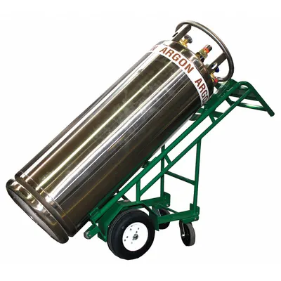SAFTCART LCT-12-6 Ergonomic Tilt-Back Cylinder Hand Truck - Ergonomic Tilt-Back Cylinder Hand Trucks