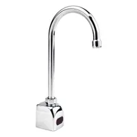 SANI-LAV Sensor Faucet: Electronic Sensor Faucet, Cast Brass, Chrome Finish, Single-Post, Battery (MPN ESB2RL-0.5)