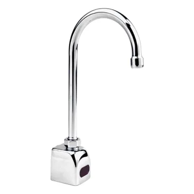SANI-LAV Sensor Faucet: Electronic Sensor Faucet, Cast Brass, Chrome Finish, Single-Post - Single-Post Sensor Bathroom Faucets