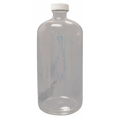 OEM Sampling Bottle: 30 mL - Clear Narrow Mouth Round Glass Lab Bottles