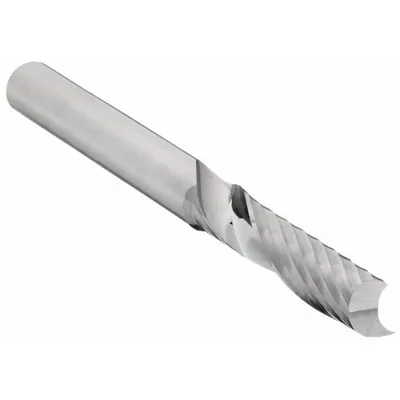 MICRO 100 Solid Router Bit: Spiral Upcut, 3/8" Cut Dia - Spiral-Flute Router Bits for Plastics & Composites