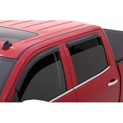 AVS Air Deflector: Side Windows, Front and Rear, Black - Air Deflectors