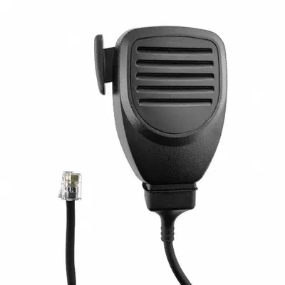 BANSHEE Microphone: Fits Kenwood, 3.5 mm Jack, 24 in Cord, Push To Talk, Noise Cancelling - Kenwood-Compatible Microphones & Speakers