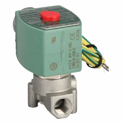REDHAT Solenoid Valve: 2-Way, Normally Closed, 1/4 in Pipe Size, 24V DC, High Flow - 2-Way/2-Position, Normally Closed Solenoid Valves