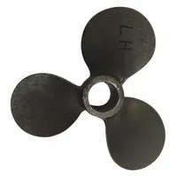 Propeller: 4 in Blade Dia, Left Hand, 3 Blades, Stainless Steel, Super Pitch (MPN 554022c)