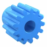 Machined Spur Gear: Module m 2, 13 Teeth, 10 mm Bore Dia, Nylon, 20° Pressure Angle, Plain Bore (MPN PS2-13)