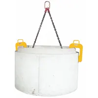 The CALDWELL MHL-5-2/4 is a 2-leg manhole housing lifter with a working load limit of 10,000 lb. It is used for lifting and positioning manhole housings and covers in utility, municipal, and industrial applications, providing stable and controlled handling during installation or maintenance