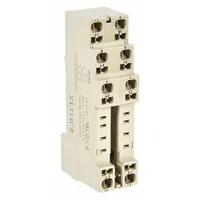OMRON Relay Socket: 10 A Rating, DIN-Rail Socket Mounting, 8 Pins, K Socket, Elevator (MPN PYF08S)