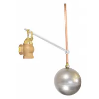 APPROVED VENDOR Float Valve Assembly: For Water Media, Angle Valve Body, Cylindrical, Bronze, FNPT (MPN AHL125-GR)