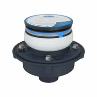 ZURN Shower Drain: 8 3/8 in Overall Dia, 8 in Grate Size, 2 in Nominal Pipe Size, Push On, Cast Iron (MPN ZB415-2NL-8BZ1)
