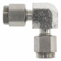 BRENNAN INDUSTRIES Compression Fitting Elbow: 1 in OD x 1/16 in OD Fitting Size, Stainless Steel (MPN NS2500-16-16-SS)
