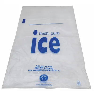 SCOTSMAN KBAG Ice Bags, LDPE, Twist Tie, 8 lb, 1000 Pack