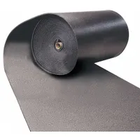 Insulation Sheet: Polyethylene, 1/2 in Thick, 4 ft Lg, 2 R-Value, Black, Plain Backing, 3 ft W (MPN 6ZRFG3X4048)