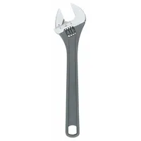CHANNELLOCK Adjustable Wrench: Alloy Steel, Black Phosphate, 12 in Overall Lg, 1 1/2 in Jaw Capacity (MPN 812NW)