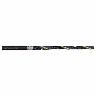 CHAINFLEX Control Cable: 20 AWG, 3 Conductors, Order by the Foot, PUR Jacket - Continuous Flexing Control Cables