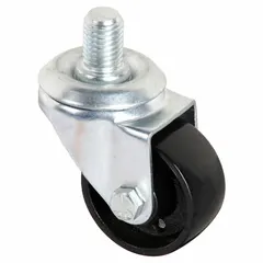 This rear caster is a replacement part for Hein-Werner service jack lift equipment. It restores mobility to floor jacks used in automotive repair and industrial maintenance, ensuring smooth rolling under load. Compatible with manufacturer part number HW93662.